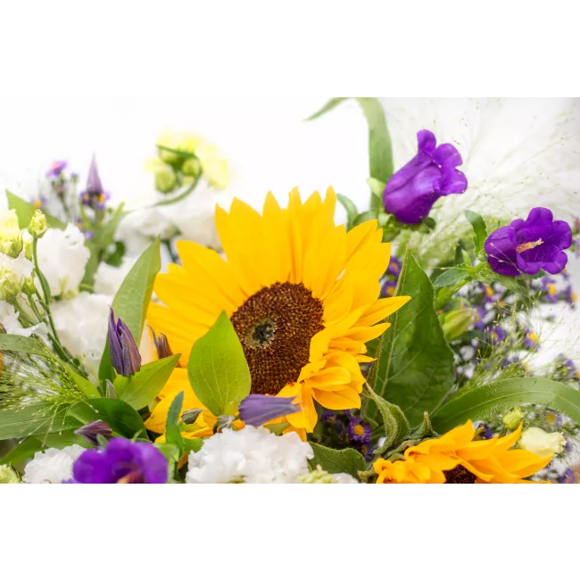 Bouquet with sunflower